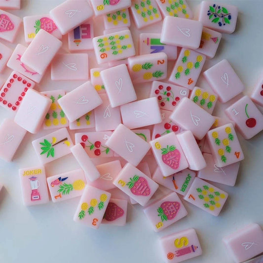 The Fruity Line Mahjong Tiles Set Free Shipping