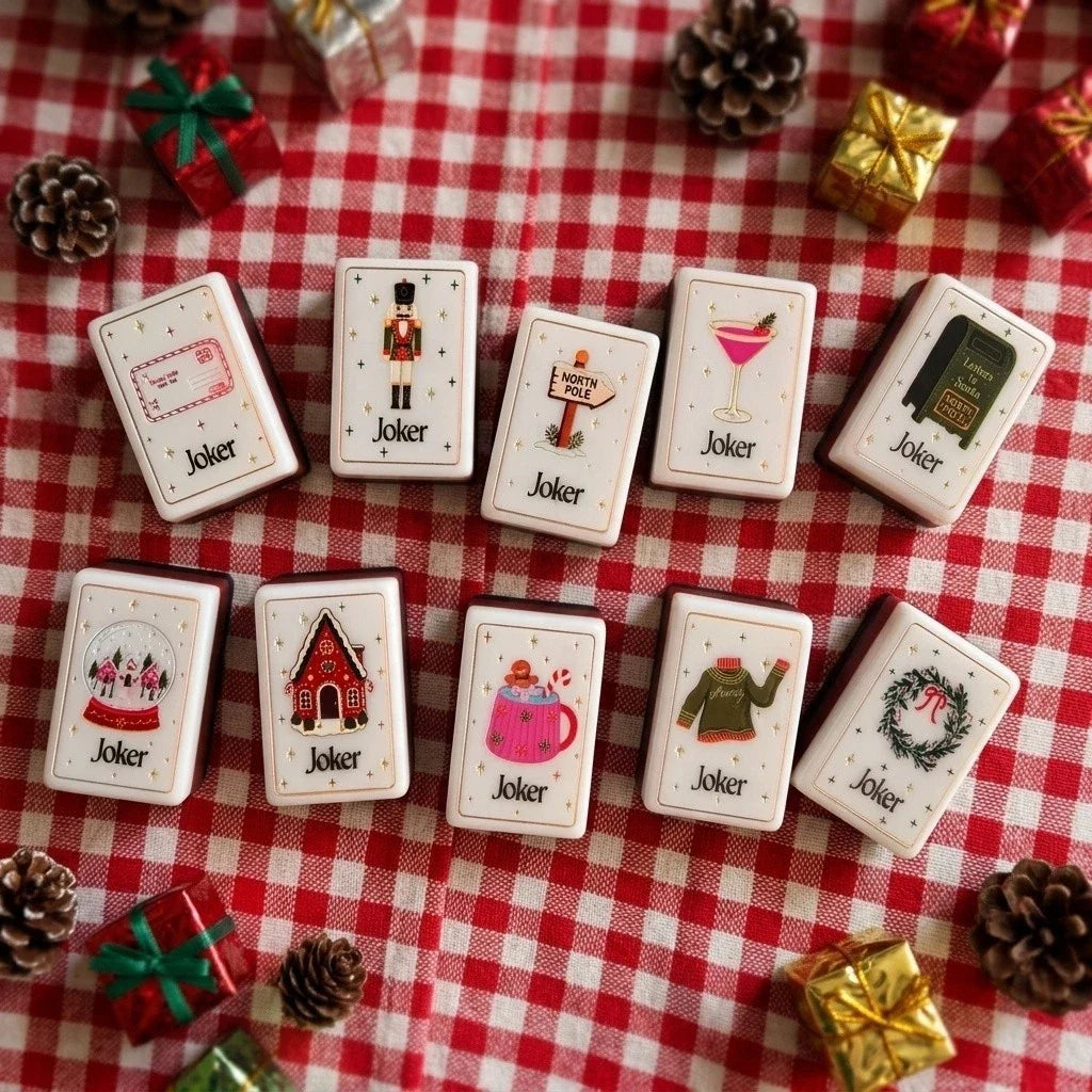 Dear Santa Mahjong Tile Set Free Shipping
