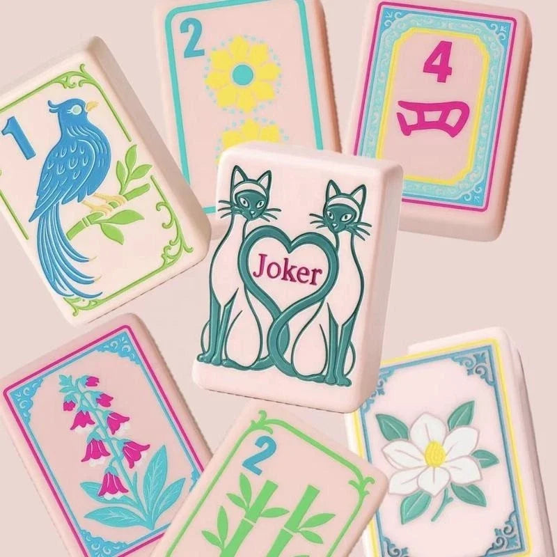 Modern Luxury Just Peachy Tile Set Mahjong Set Free Shipping