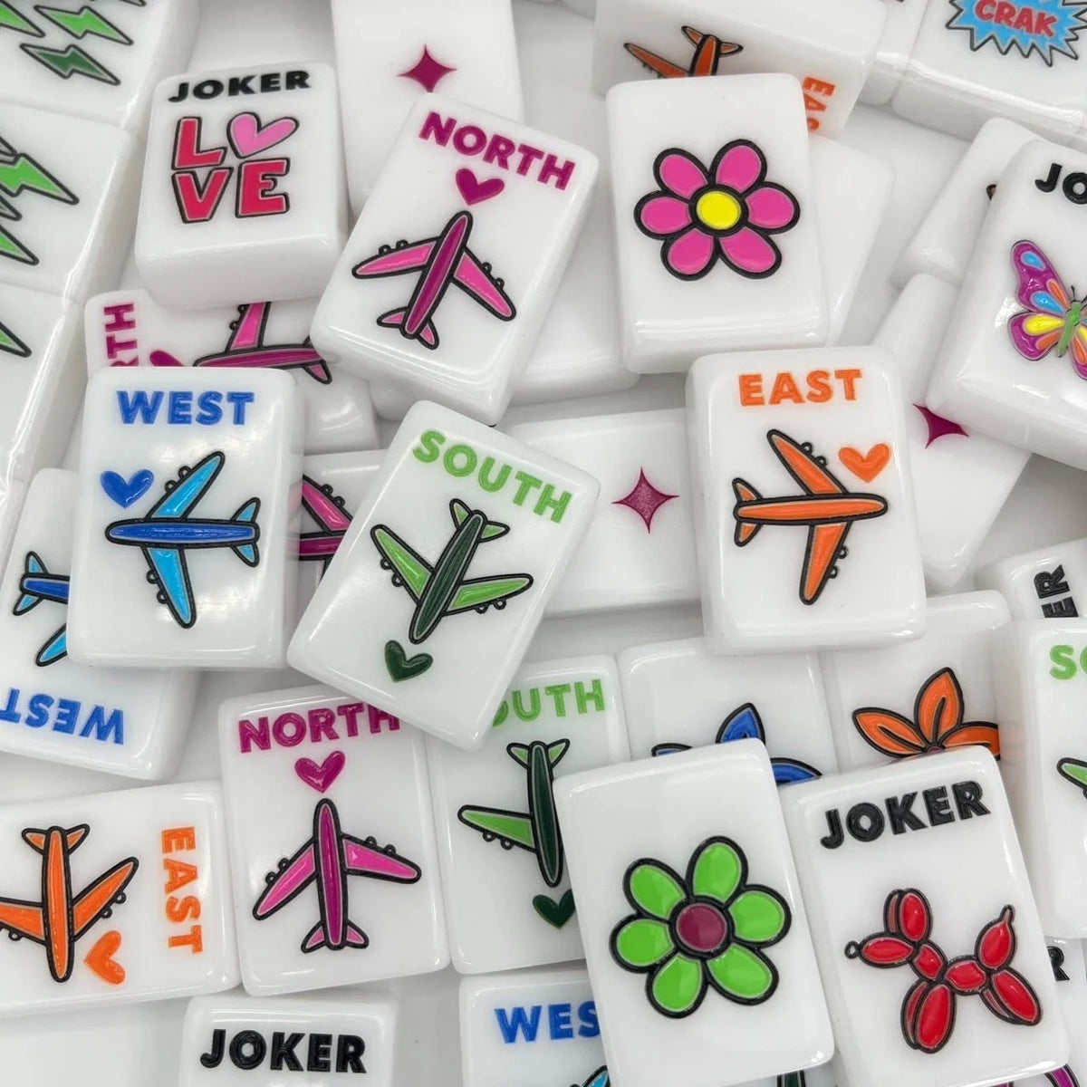 American Corey Paige Color Crush colorful Themed Mahjong Set Free Shipping