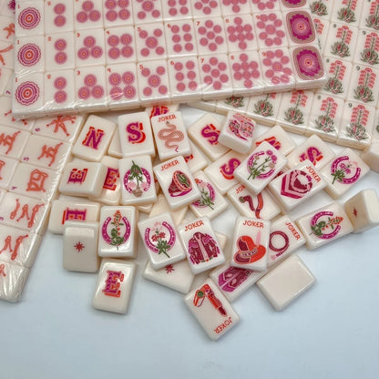 Luxury Wild Mare Desert Rose Mahjong tile set Free Shipping