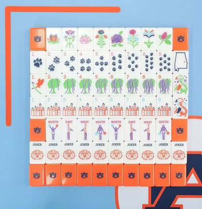 Auburn University Mahjong Tiles Set Free Shipping