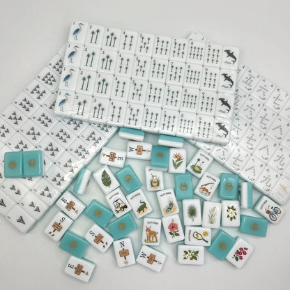Salty Tiles Mahjong coastal themed American Mahjong set Free Shipping