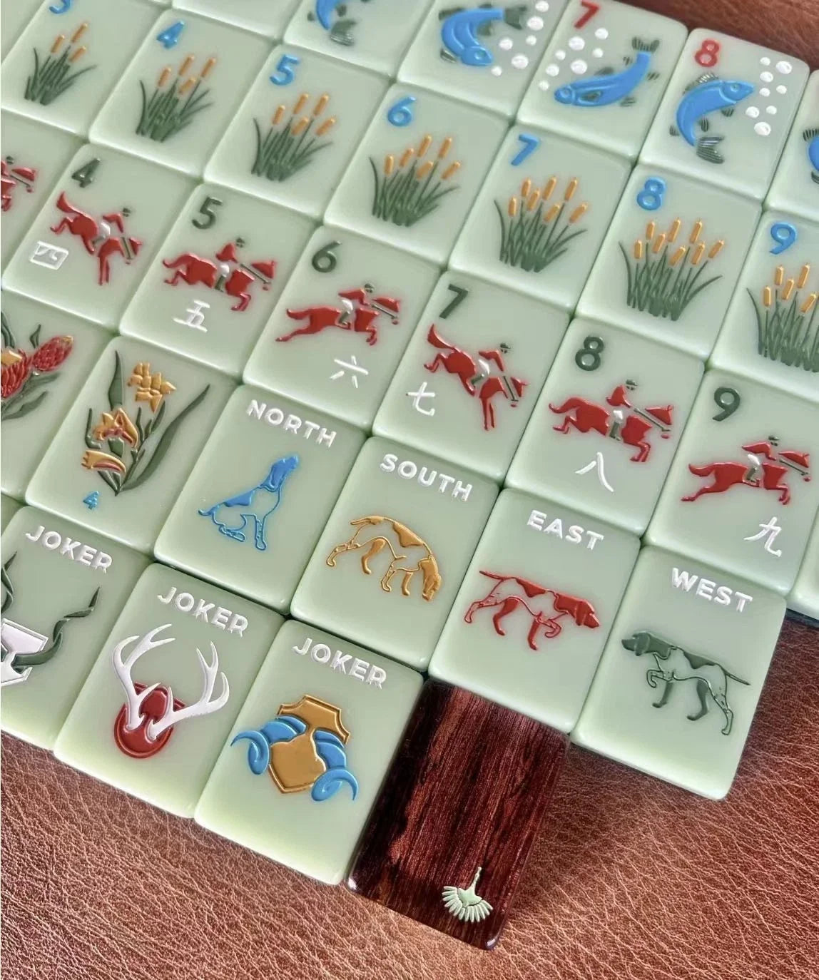 The Hunt Club Edtion Mahjong Set Free Shipping