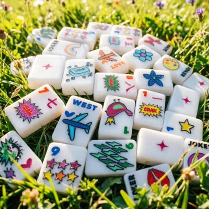 American Corey Paige Color Crush colorful Themed Mahjong Set Free Shipping