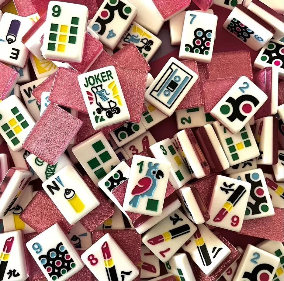 I Love the 80s Mahjong Set American Mahjong Set Free shipping