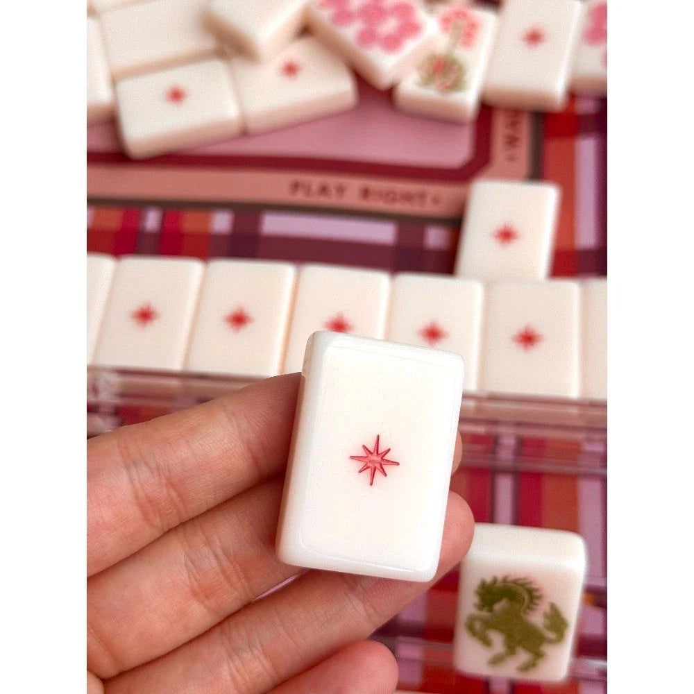 Luxury Wild Mare Desert Rose Mahjong tile set Free Shipping