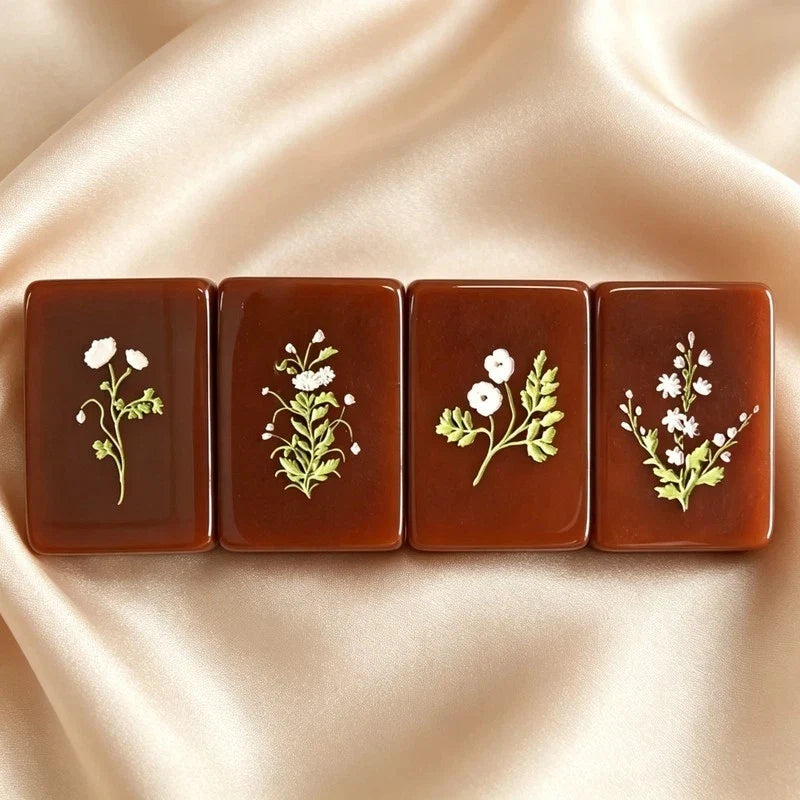 Luxury Heritage Green Mahjong Set Free shipping