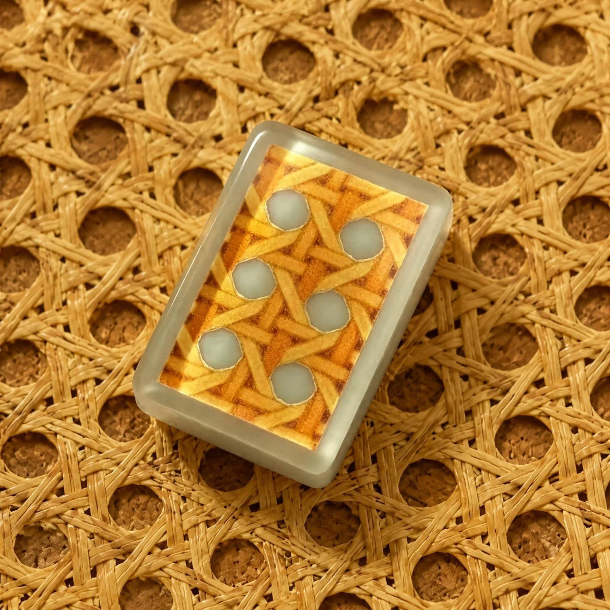 Magpie Panda Engraved Acrylic Mahjong Set Free Shipping