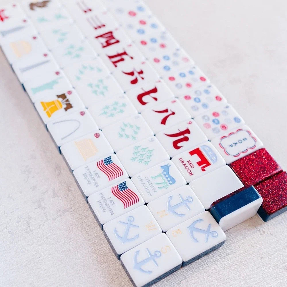Let Freedom Ring mahjong tiles Set Free Shipping