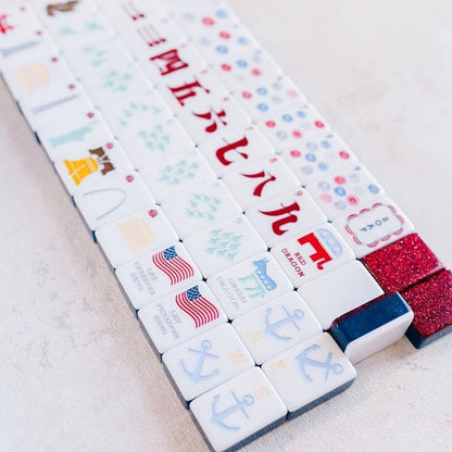 Let Freedom Ring mahjong tiles Set Free Shipping