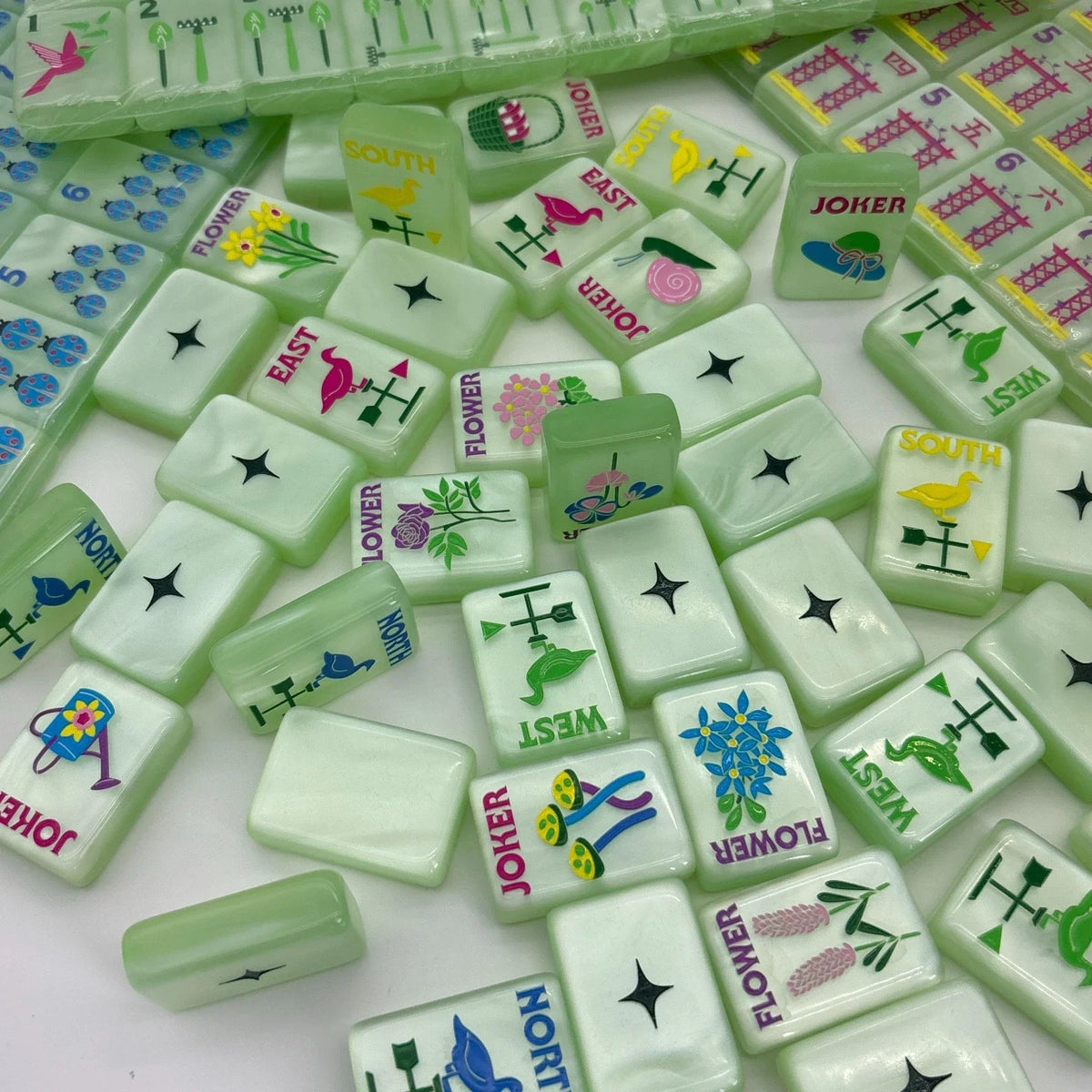 Garden Glow New American Mahjong Set Free Shipping