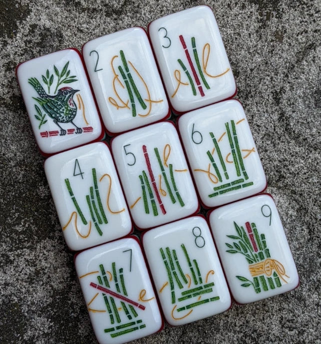 Walk With Me Limited Edition Mahjong 160 tiles 7Layers American Mahjong with BAG