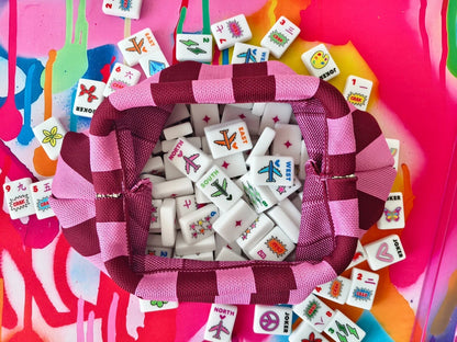 American Corey Paige Color Crush colorful Themed Mahjong Set Free Shipping