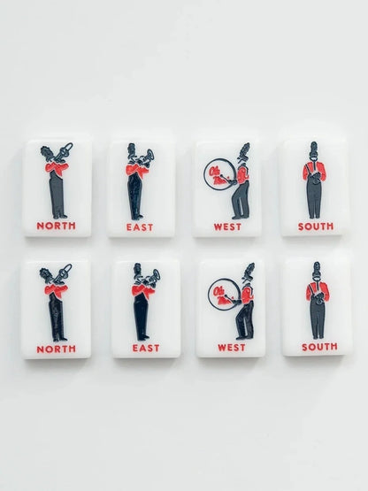 Ole Miss University of Mississippi Mahjong Tiles Free Shipping