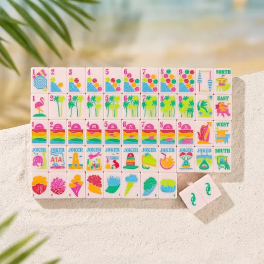 Colorful Florida Series Mahjong set American Mahjong set Free Shipping