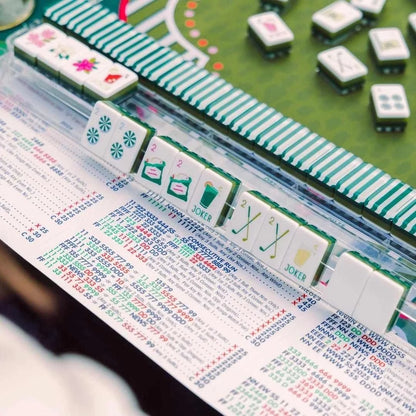 Luxury Four Layer Acrylic American Mahjong Golf Theme 160 tiles free ship
