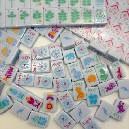 Scandinavian Folk Art mahjong Set Free Shipping