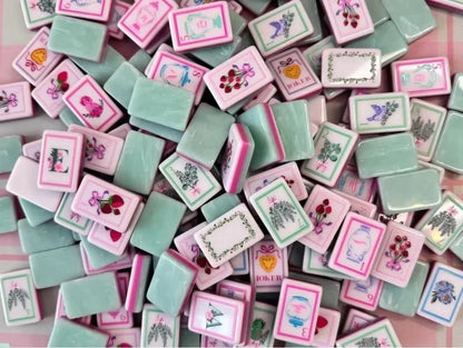 Bow and Bloom Collection Mahjong Tiles Set Free Shipping