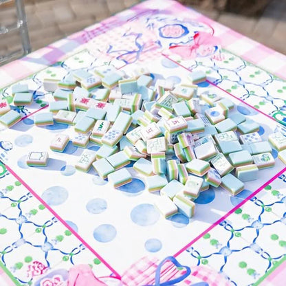 Premium Pastel Color 4-Layer American Mahjong Set Free Shipping (Tiles only)