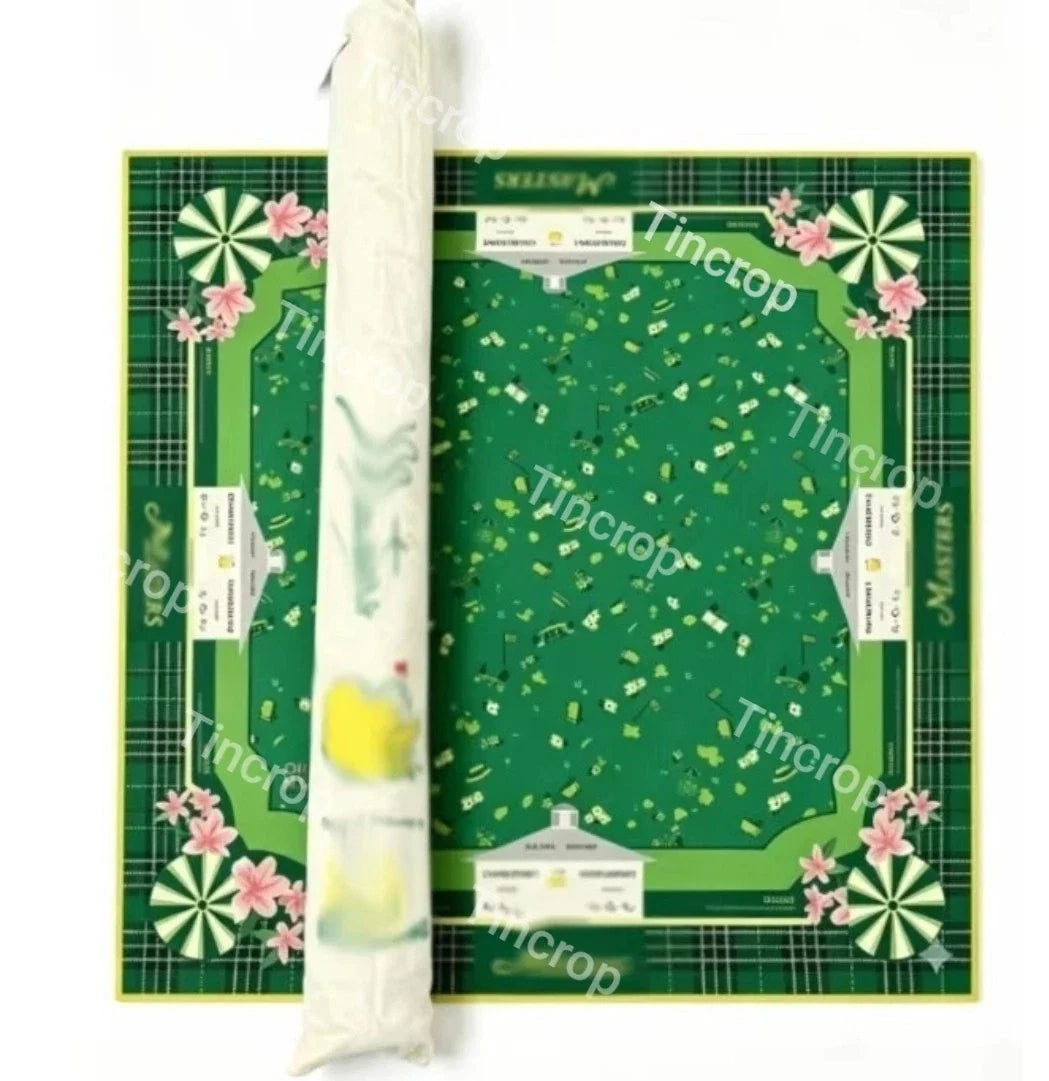 2026 Luxury Green Masters Golf American Version Acrylic Mahjong Set & Tiles