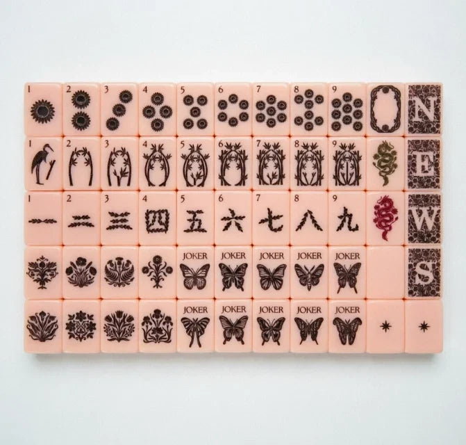 Petal & Loom Peony Mahjong Tile Set Free Shipping