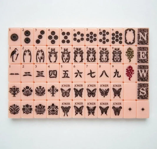Petal & Loom Peony Mahjong Tile Set Free Shipping