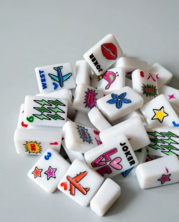 American Corey Paige Color Crush colorful Themed Mahjong Set Free Shipping
