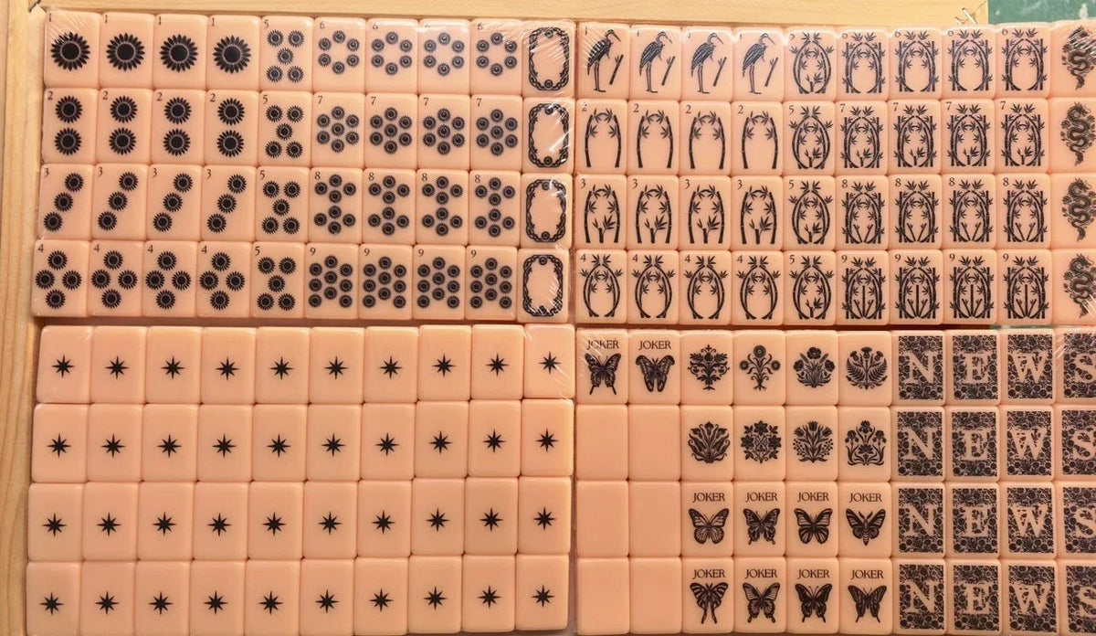 Petal & Loom Peony Mahjong Tile Set Free Shipping