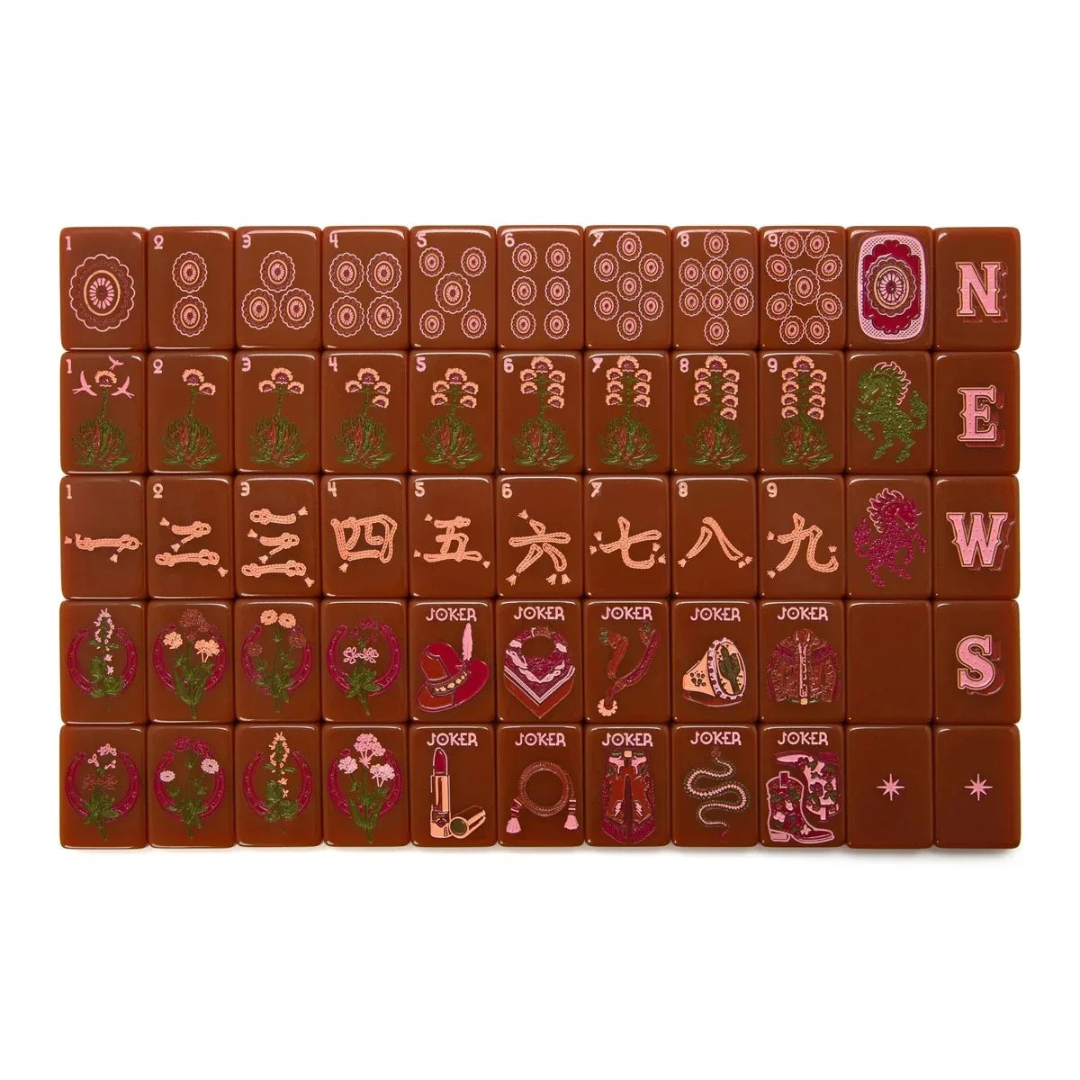 Wild Mare Saddlefire Mahjong Tile Set Free Shipping