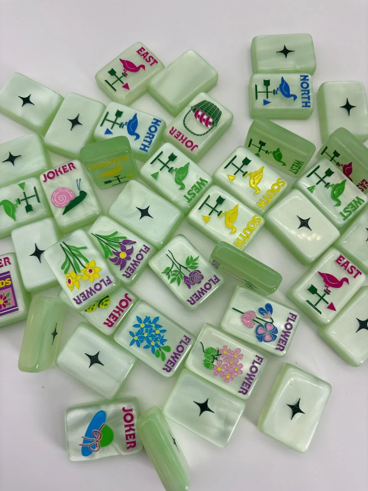 Garden Glow New American Mahjong Set Free Shipping