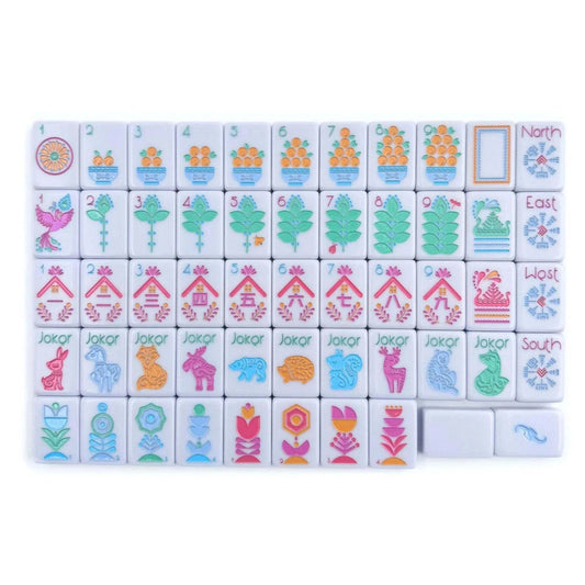 Scandinavian Folk Art mahjong Set Free Shipping