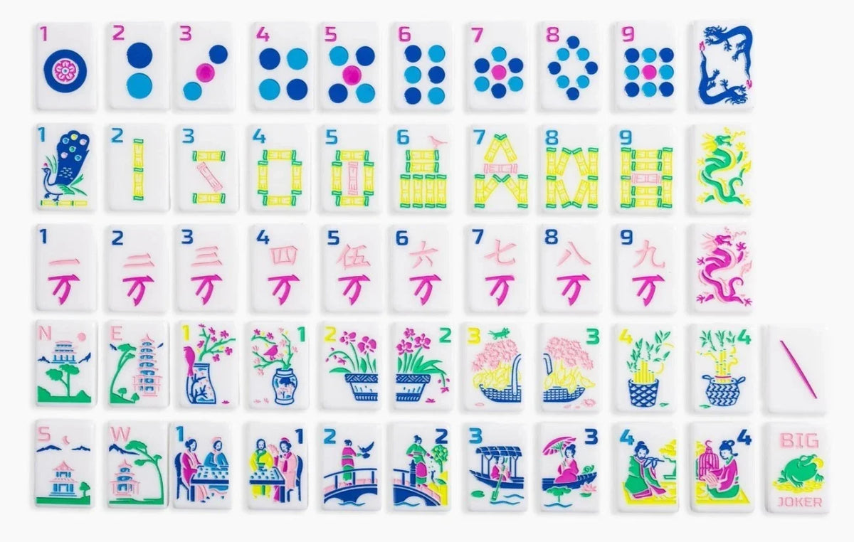 Blossom Mahjong Tiles Set Free Shipping