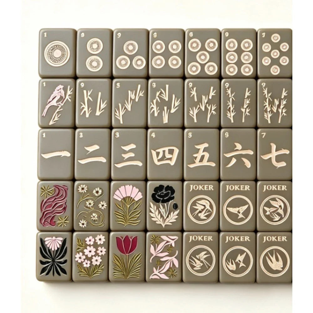 Luxury Heritage Green Mahjong Set Free shipping
