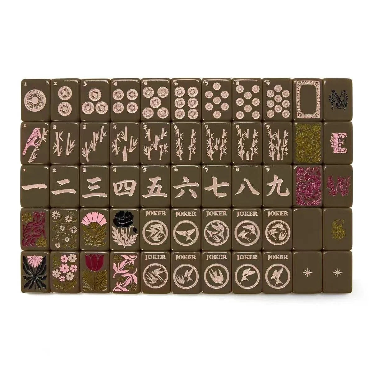 Luxury Heritage Green Mahjong Set Free shipping