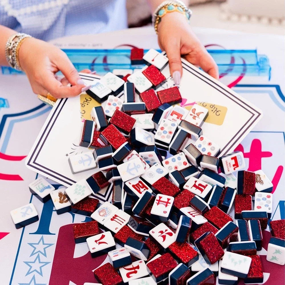 Let Freedom Ring mahjong tiles Set Free Shipping