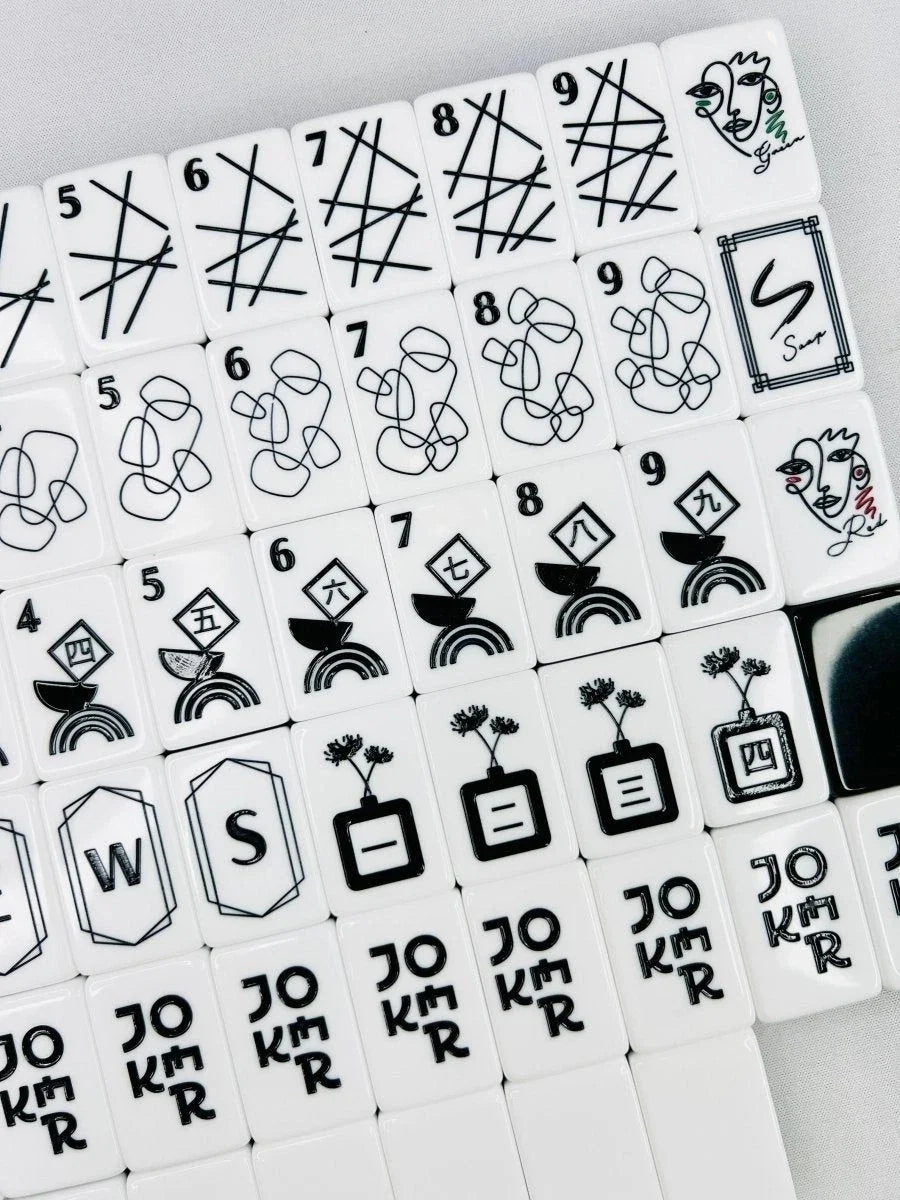 Deco Mahjong Tile Set American Mahjong Set Free Shipping