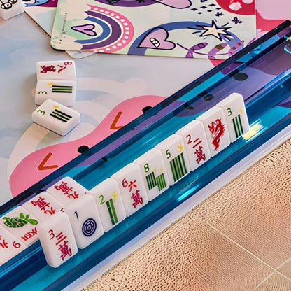 Luxury Pearl Bleu American Mahjong Tiles set Free Shipping