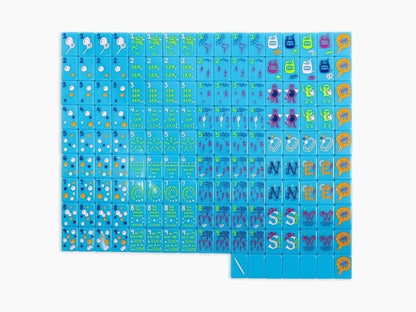 American Electric Blue Acrylic Mahjong Tiles Free Shipping