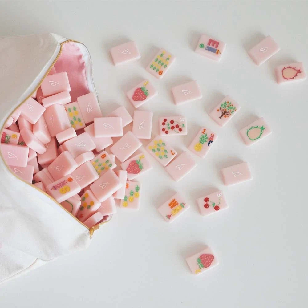 The Fruity Line Mahjong Tiles Set Free Shipping